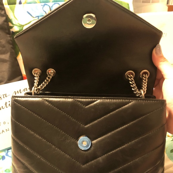 LOULOU SMALL IN MATELASSÉ “Y” LEATHER - Picture 7 of 8